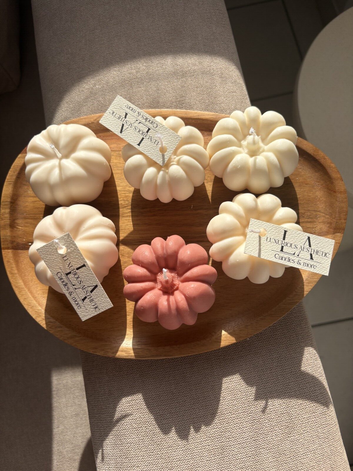 Pumpkin Sculptural Candle