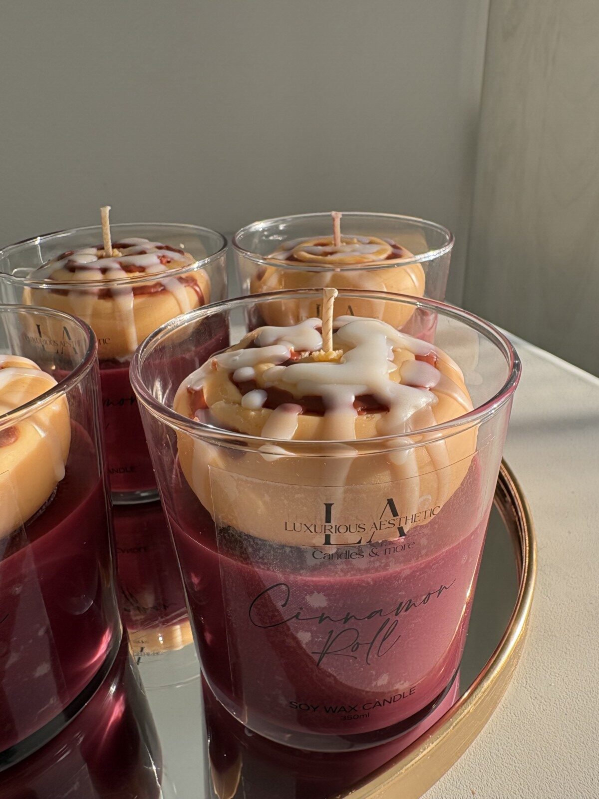 Cinnamon Roll Candle