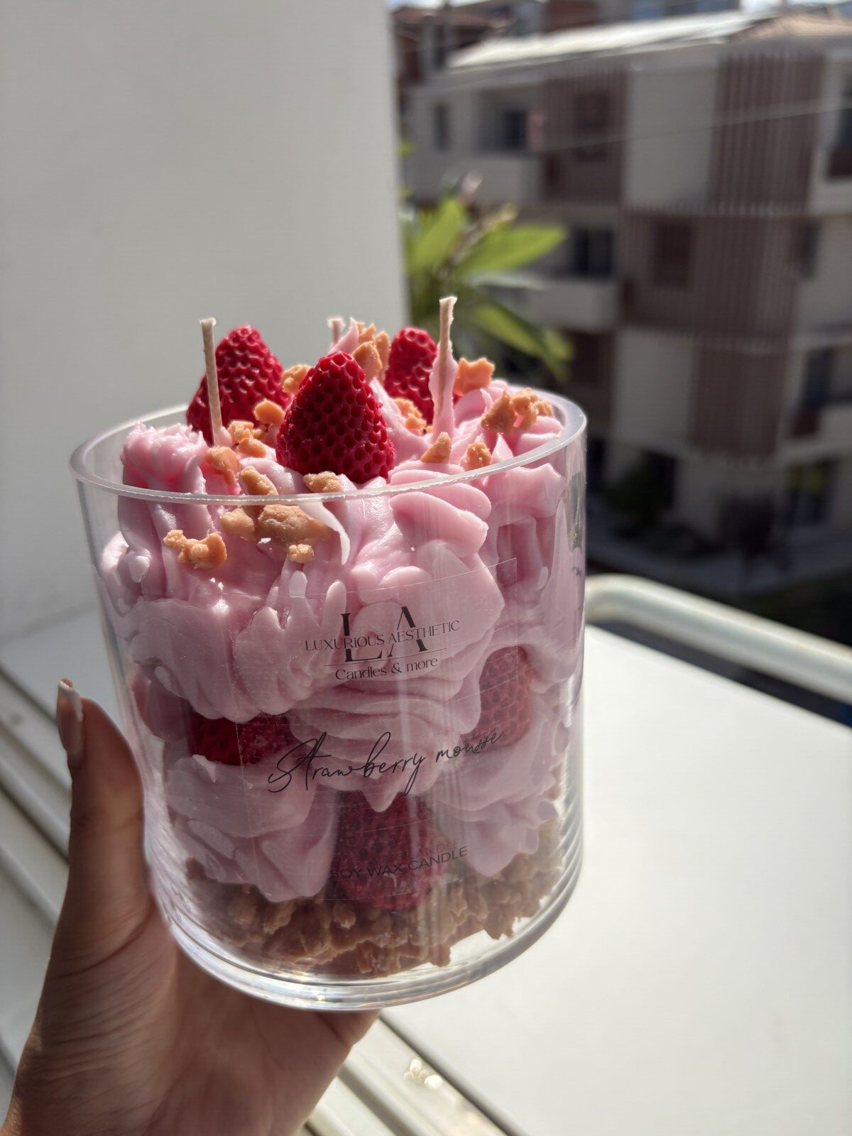 Strawberry Mousse Candle